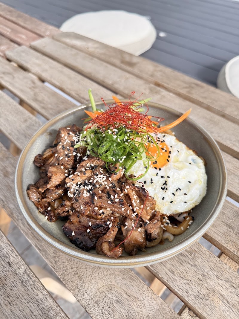 Bulgogi rice bowl topped with a fried egg